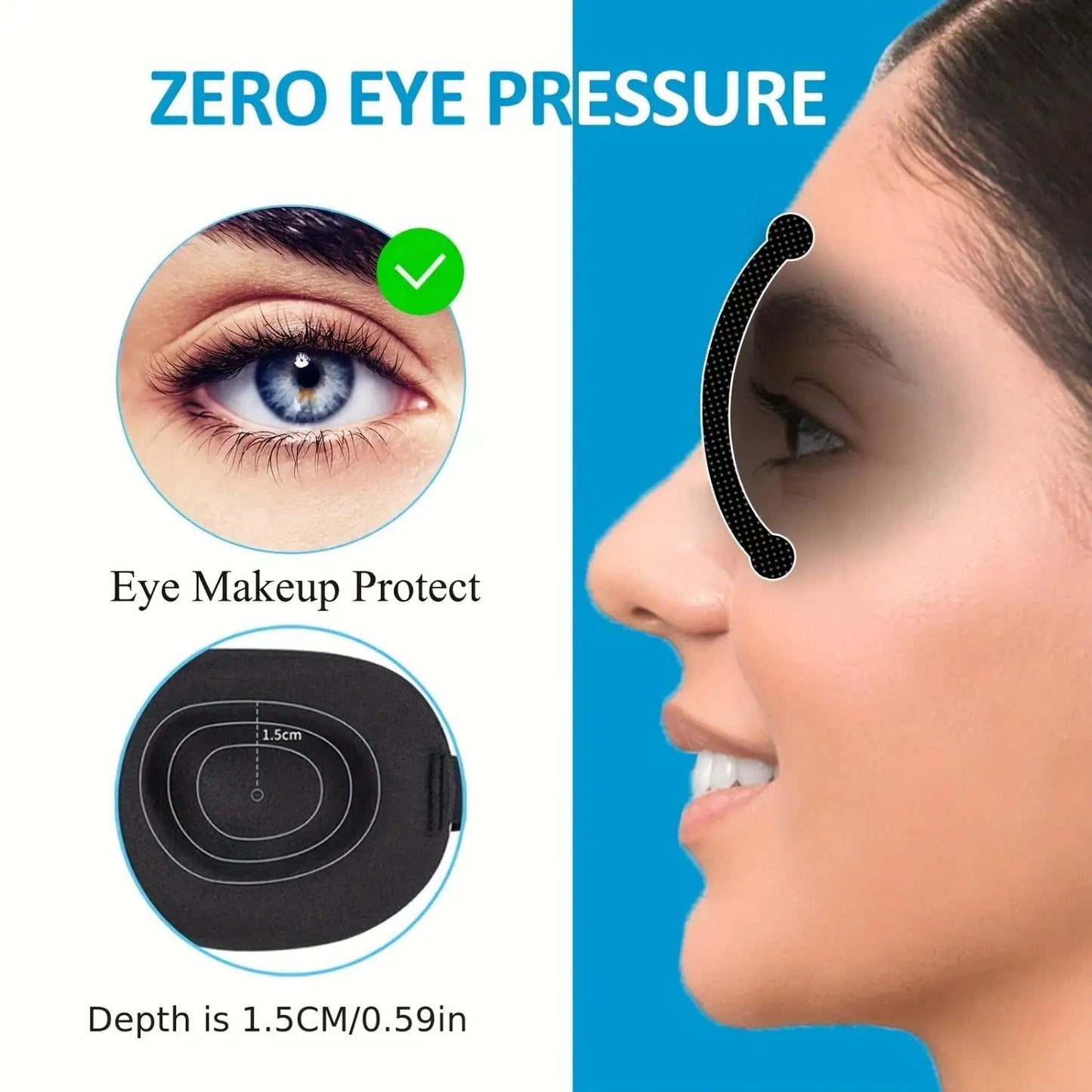 Black Comfortable Sleep Eye Mask