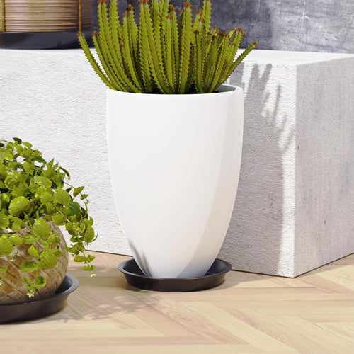 Plant Saucer 10 Inch of 3 Pack Black Heavy Duty Plastic Drip Trays Plant Trays for Indoor Outdoor Flower Plant Water Trays for Pots Planter Drainage