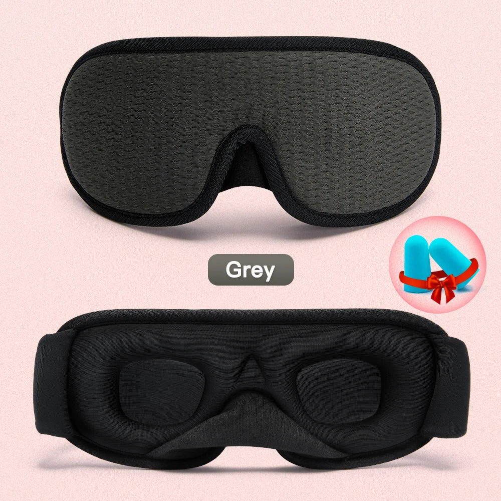 3D Sleep Mask Light Blocking Eye Cover for Travel