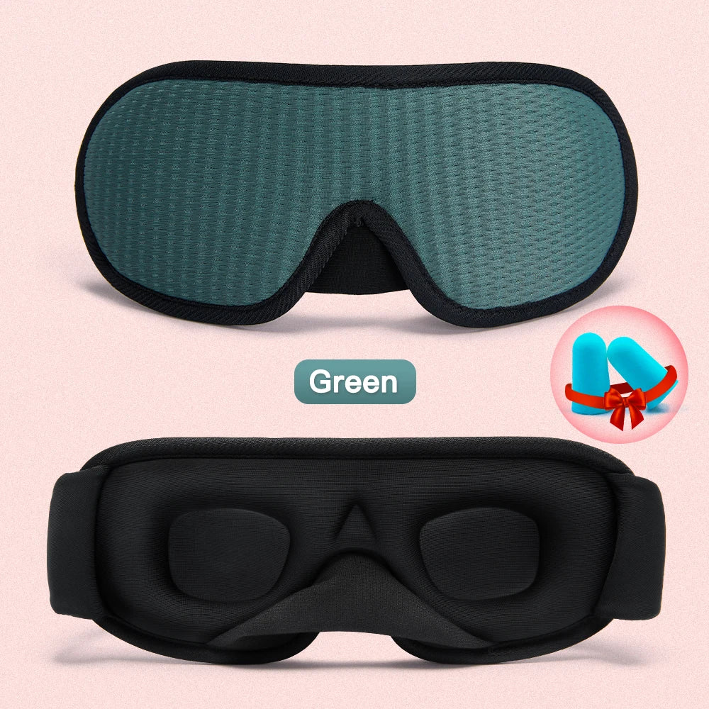 3D Sleep Mask Light Blocking Eye Cover for Travel