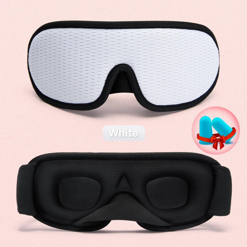 3D Sleep Mask Light Blocking Eye Cover for Travel