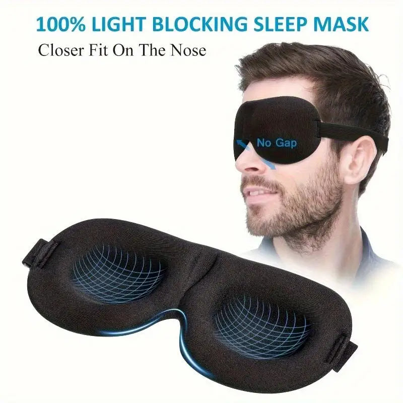 Black Comfortable Sleep Eye Mask