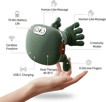 Portable Kneading Massage Pillow Head Pain Relief Electric  Massager