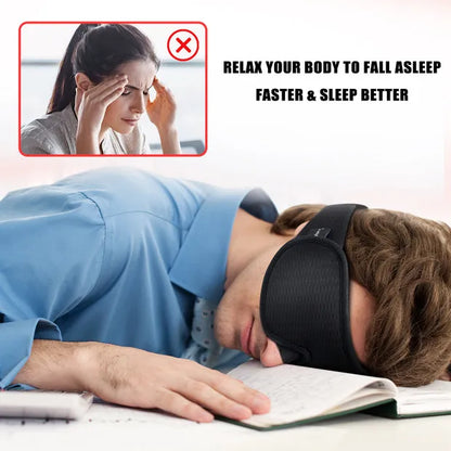 3D Sleep Mask Light Blocking Eye Cover for Travel