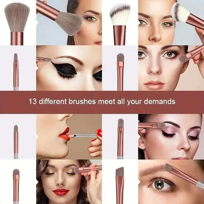 Professional Soft Fluffy Makeup Brush Set for Foundation & Blending