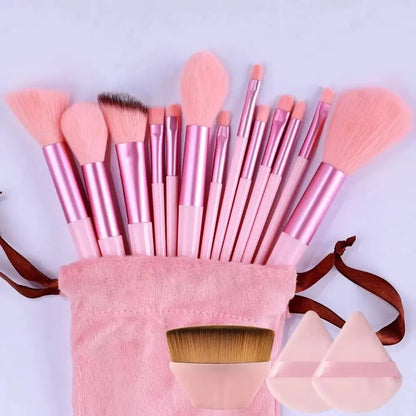 Professional Soft Fluffy Makeup Brush Set for Foundation & Blending