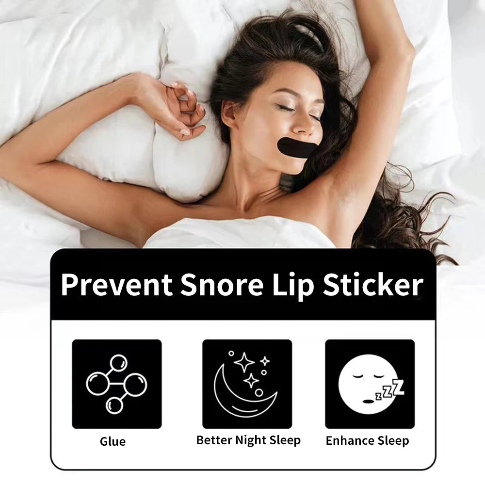 Anti-Snoring Mouth Tape Sleep Strips for Better Breathing & Sleep Support