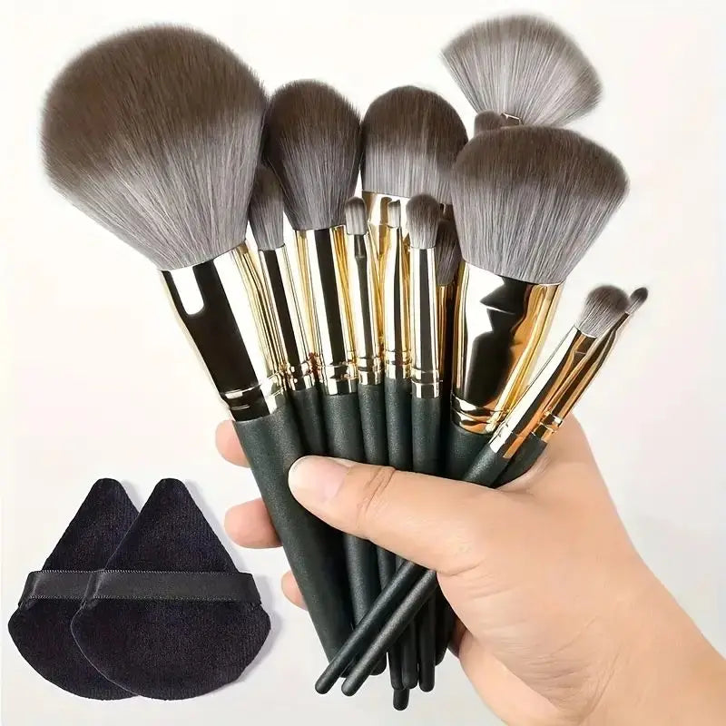 Professional Soft Fluffy Makeup Brush Set for Foundation & Blending