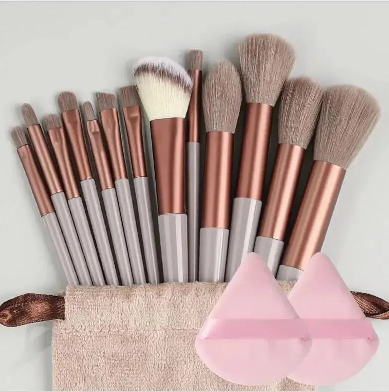 Professional Soft Fluffy Makeup Brush Set for Foundation & Blending
