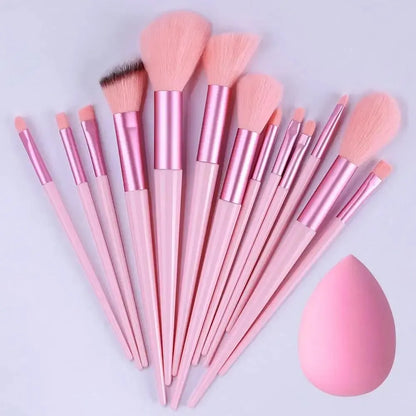 Professional Soft Fluffy Makeup Brush Set for Foundation & Blending