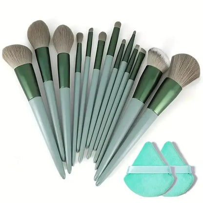 Professional Soft Fluffy Makeup Brush Set for Foundation & Blending