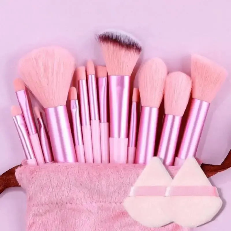 Professional Soft Fluffy Makeup Brush Set for Foundation & Blending