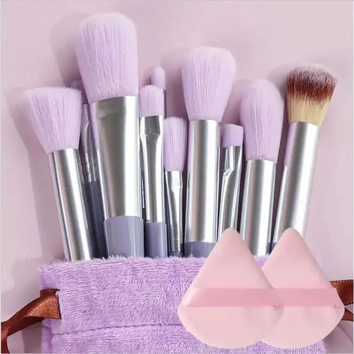 Professional Soft Fluffy Makeup Brush Set for Foundation & Blending