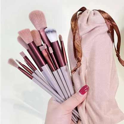 Professional Soft Fluffy Makeup Brush Set for Foundation & Blending