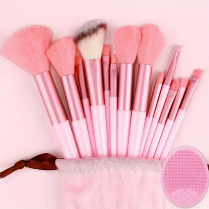 Professional Soft Fluffy Makeup Brush Set for Foundation & Blending