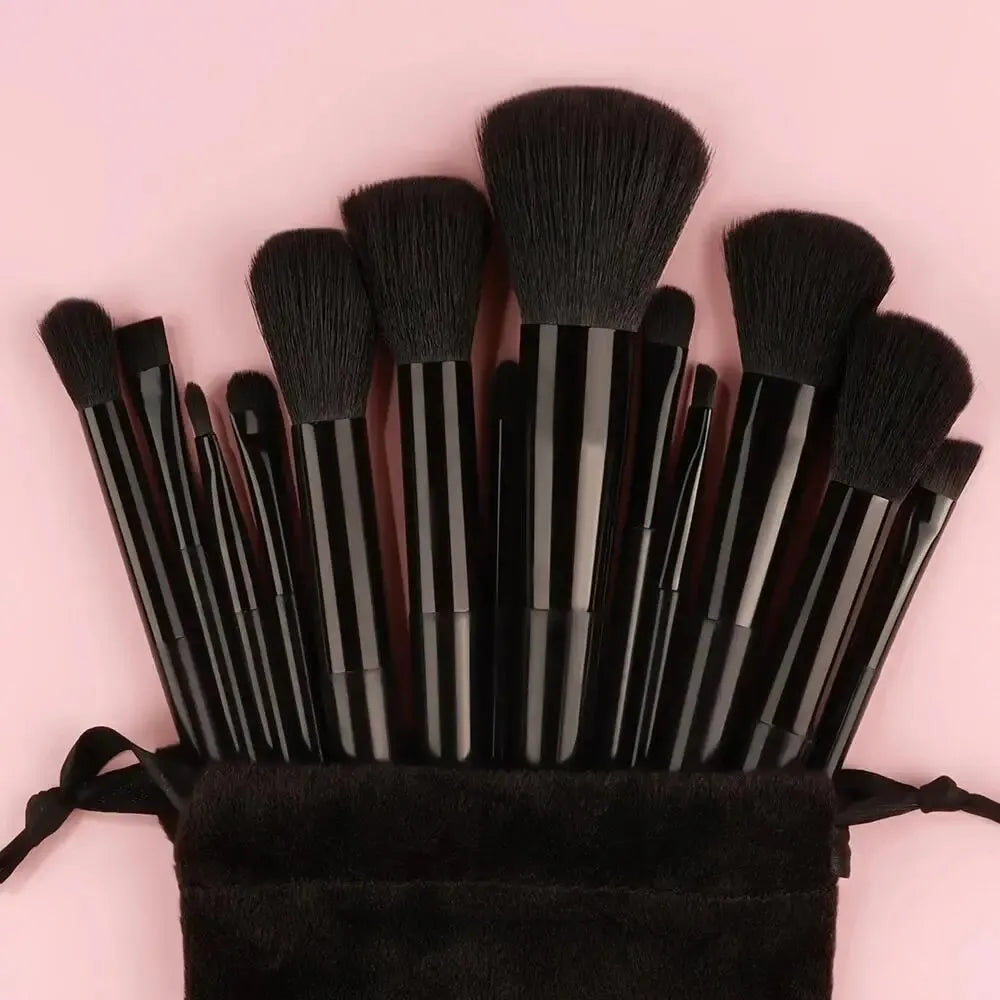 Professional Soft Fluffy Makeup Brush Set for Foundation & Blending