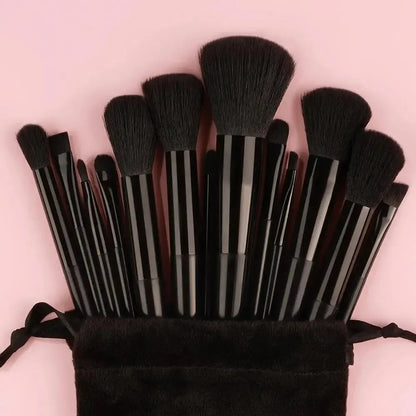 Professional Soft Fluffy Makeup Brush Set for Foundation & Blending