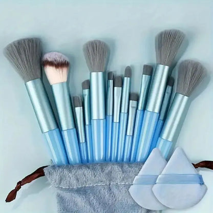 Professional Soft Fluffy Makeup Brush Set for Foundation & Blending