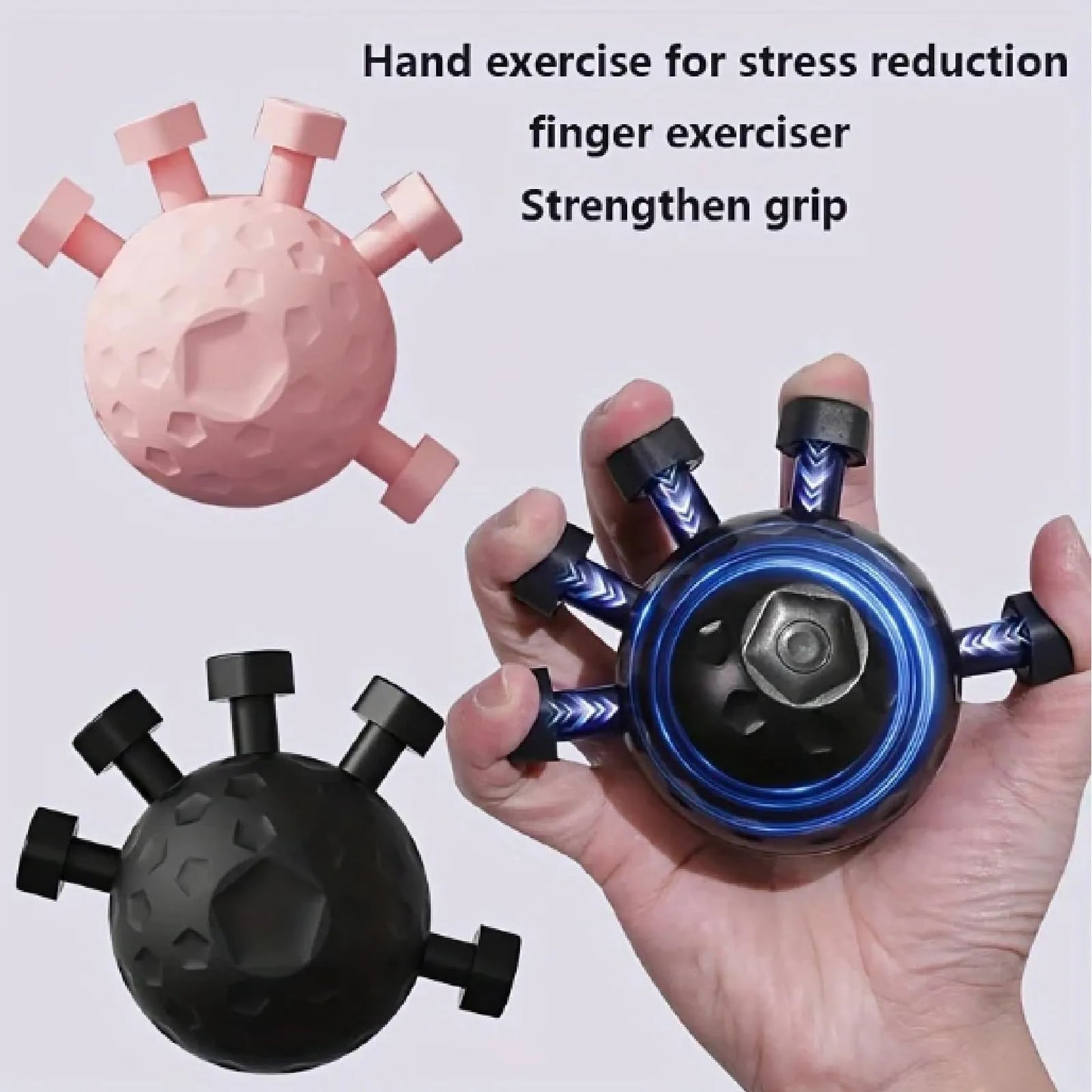 Adjustable Hand Grip Finger Strengthener for Home Gym & Climbing Training