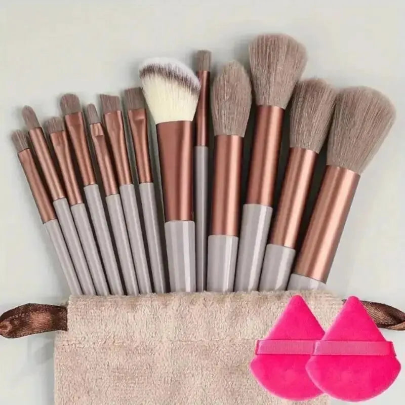 Professional Soft Fluffy Makeup Brush Set for Foundation & Blending