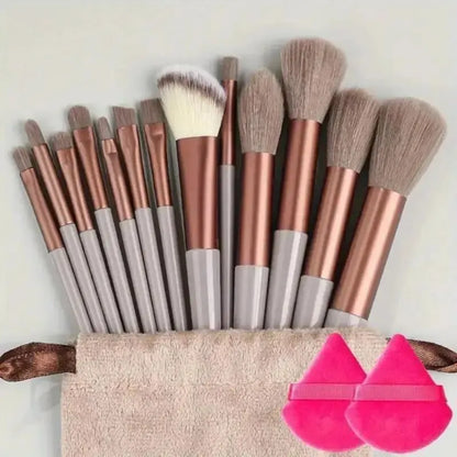Professional Soft Fluffy Makeup Brush Set for Foundation & Blending